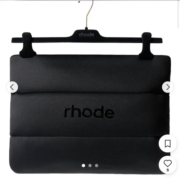 RHODE Elegant Black Quilted bag - Picture 1 of 3
